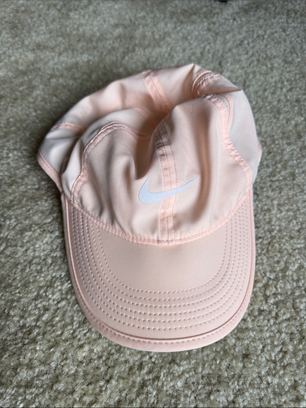 Nike light Pink Performance Cap with White Swoosh